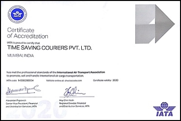 IATA Certificate 2020